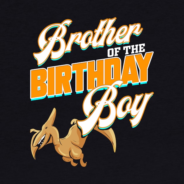Brother of the Birthday Boy Dinosaurier Design by KM Merch